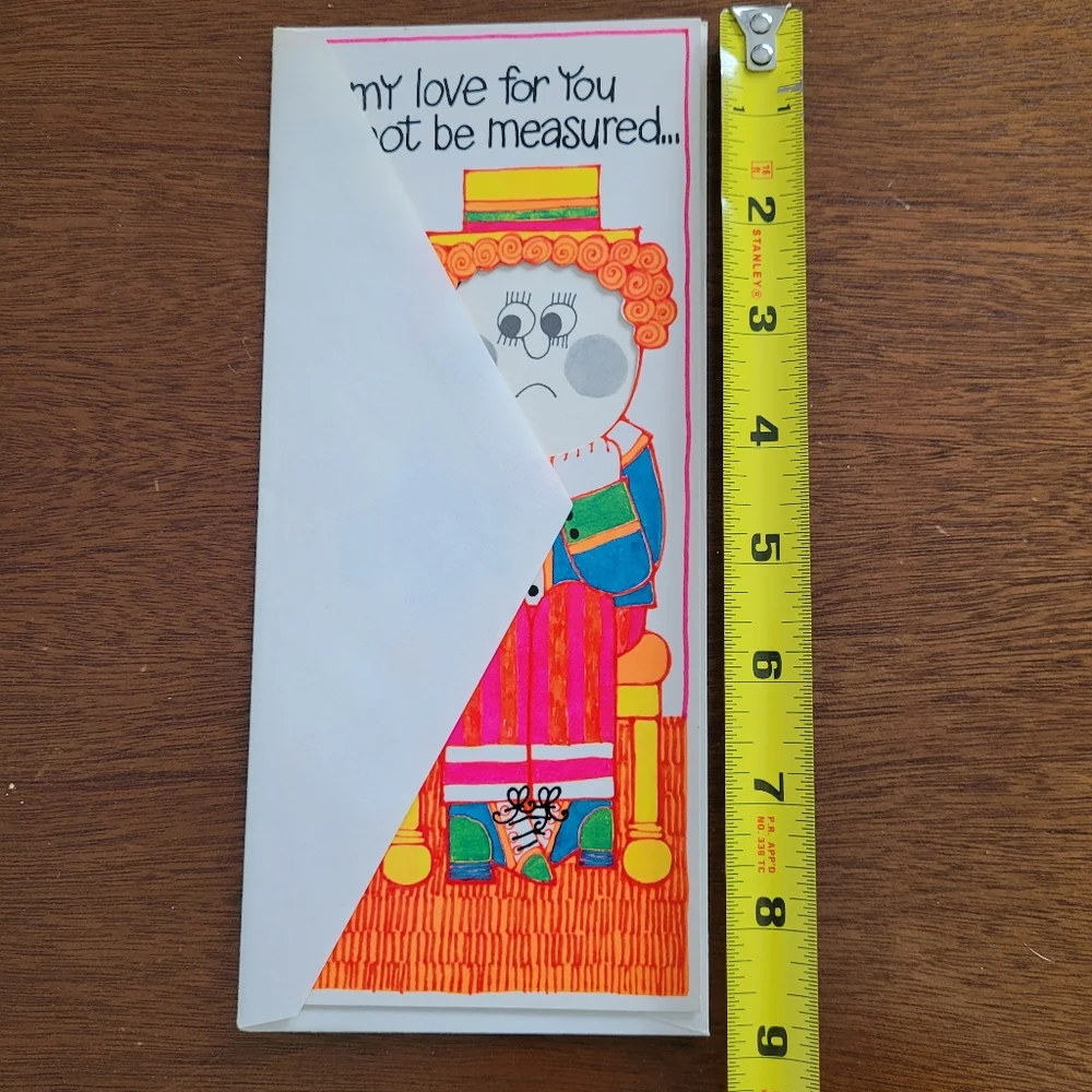 Vintage 1960s-1970s greeting card